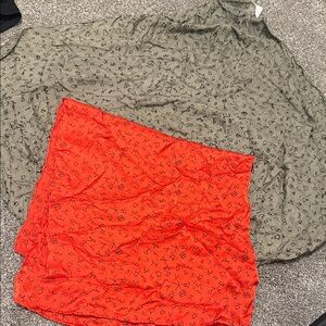 Stylish Red and Gray Patterned bandannas